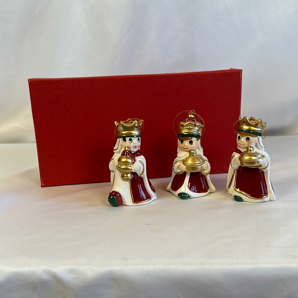 Mr. Christmas Inc. Three Wiseman Figurines/Ornaments set of three
